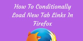 How To Conditionally Load New Tab Links In Firefox