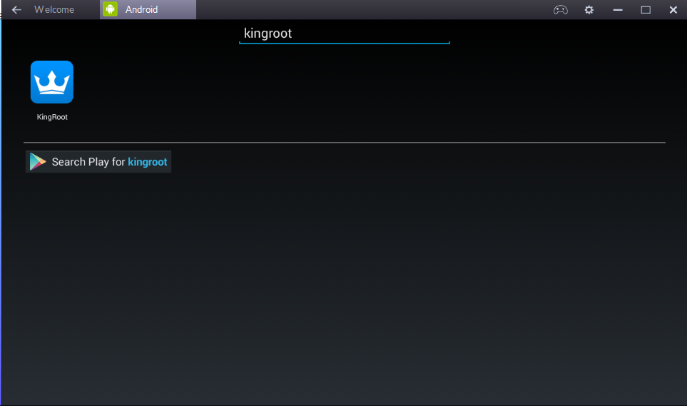 Serach kingroot app