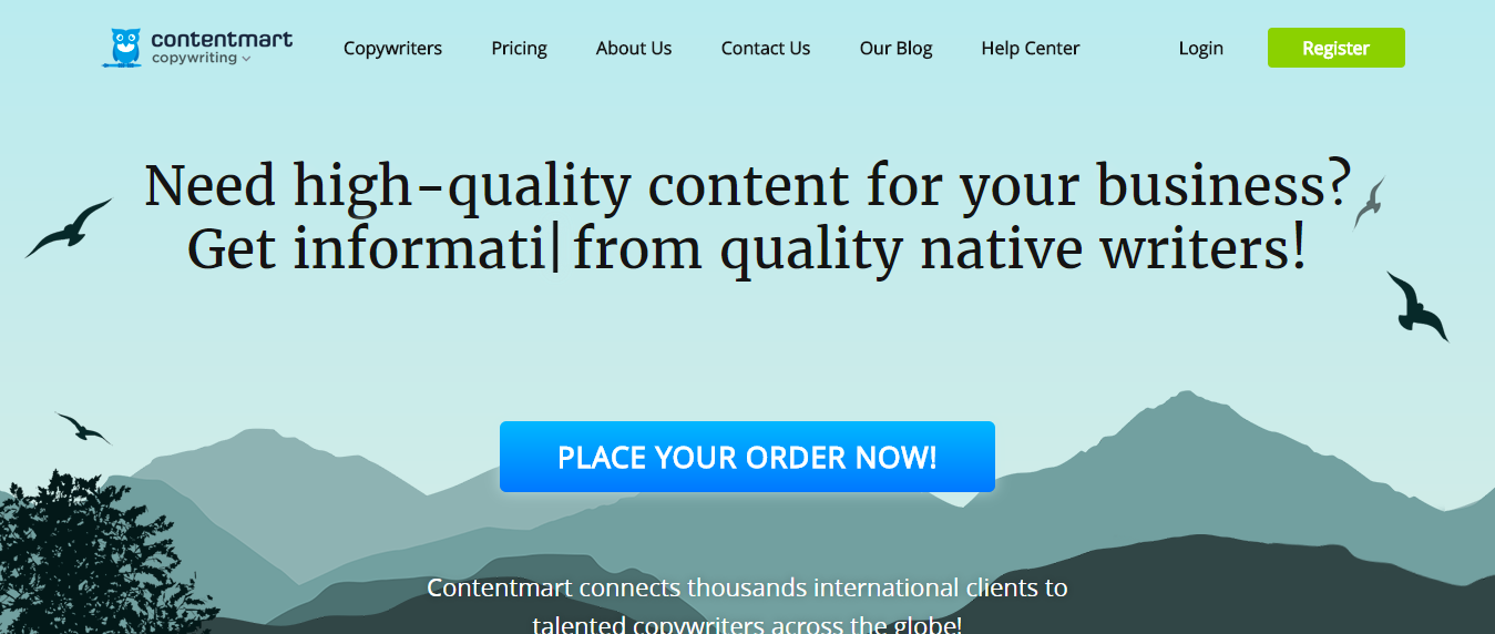 Contentmart homepage