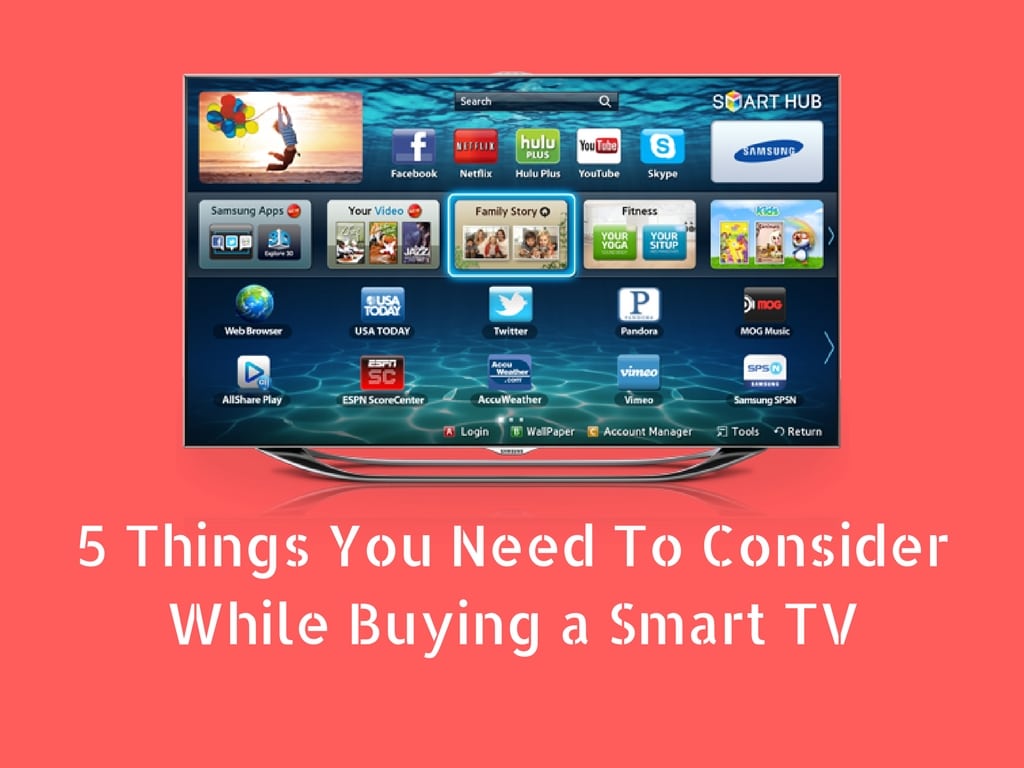 5 Things You Need To Consider While Buying a Smart TV