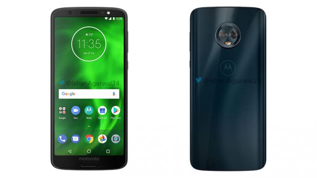 Moto G6 renders