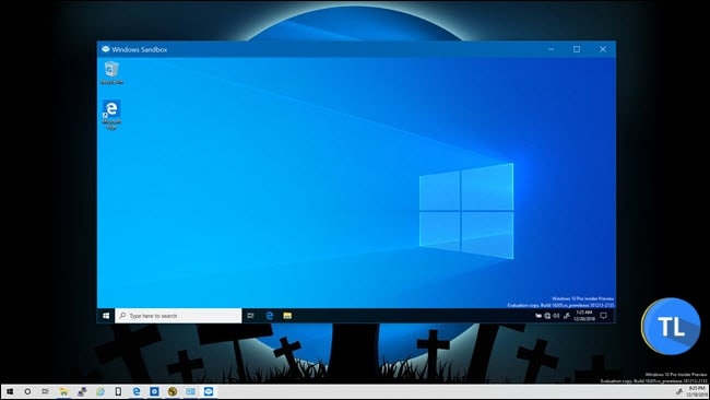 Windows 10 sandbox mode