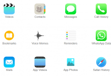 Types of iphone data