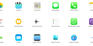 Types of iphone data