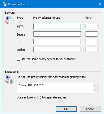 ng serve proxy log